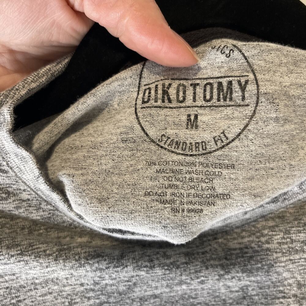 Dikotomy Standard Fit Men’s Long Sleeve T-shirt “Hustle” Size Medium - Picture 7 of 9